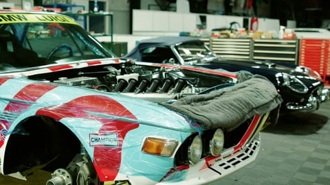 L’atelier, une BMW 3.0 CSL en restauration