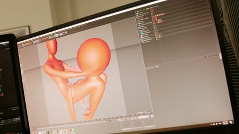 Chez Dirty Monitor, la modélisation des personnages