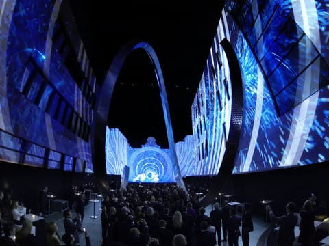 Le public face à la projection
