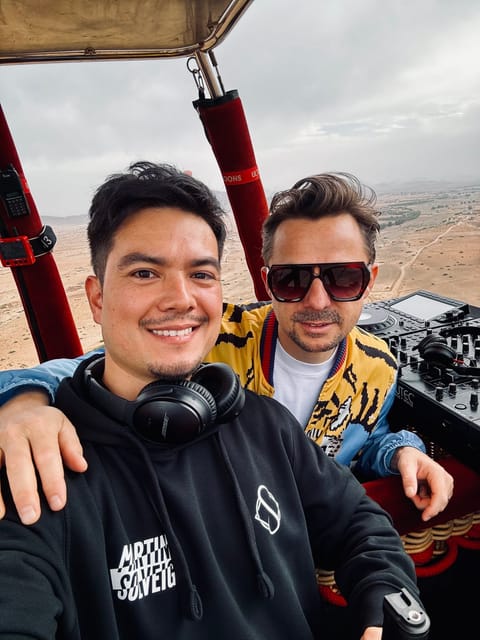 Avec Martin Solveig, en plein vol